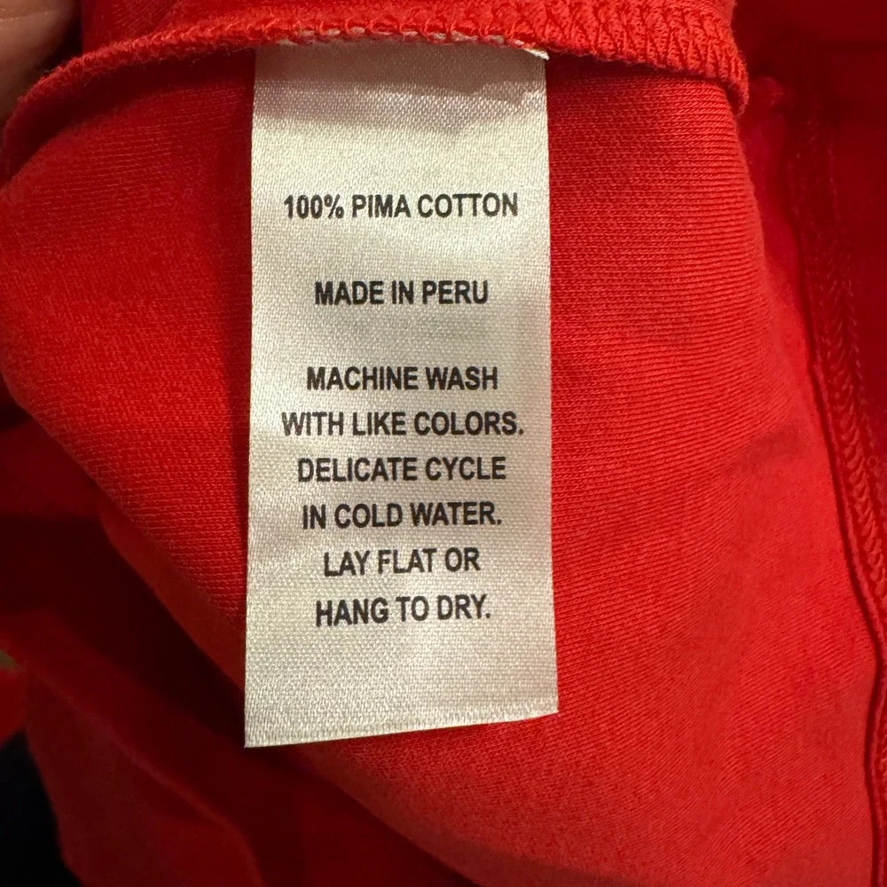 Lila and Hayes Kids Blake T-shirt Red‎ Long Sleeve Top Size 8 NWT